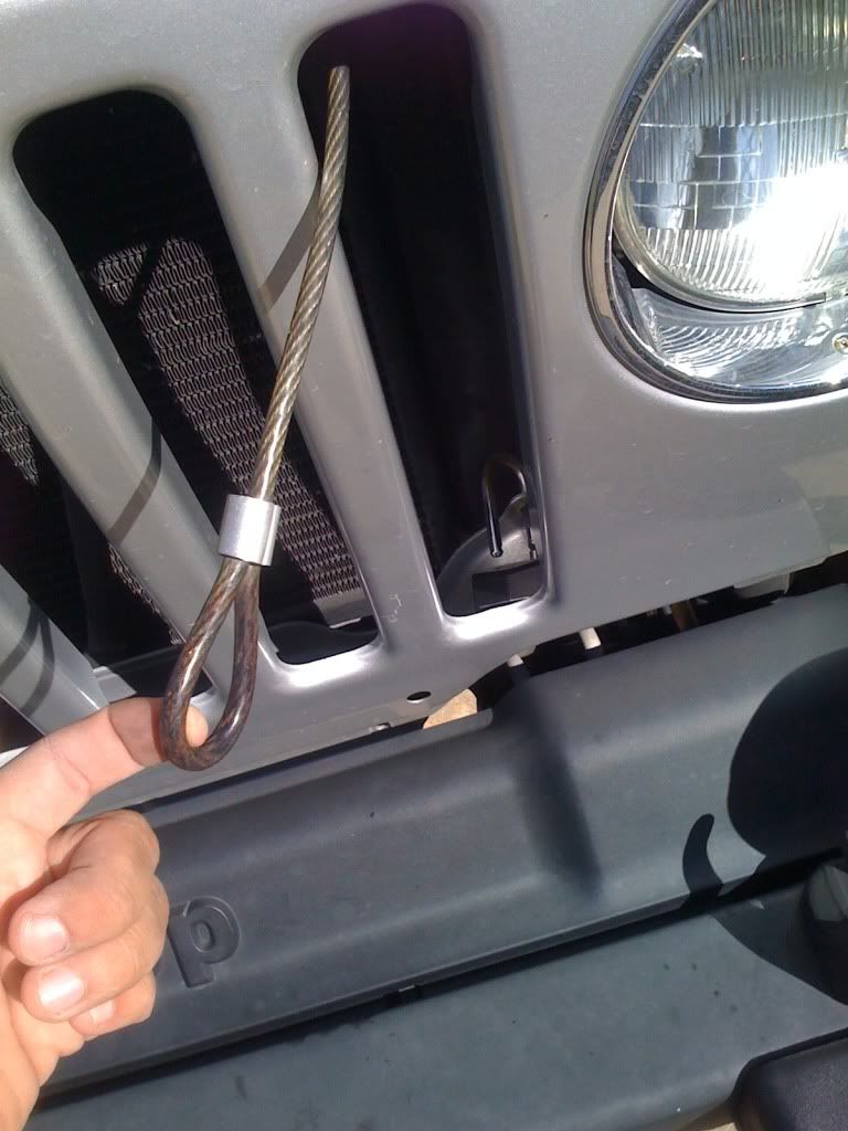 Cheap/Easy way to prevent theft under the hood.